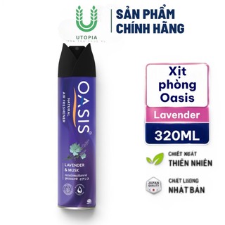 Xịt Phòng & Sáp Thơm Oasis Natural 200gram , 320ml hương thơm thiên nhiên