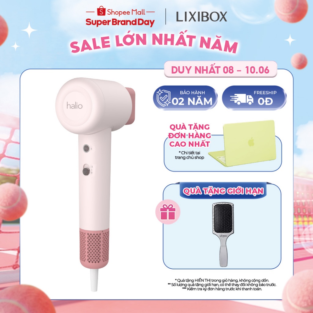 Máy Sấy Tóc Halio High Speed Ionic Hair Dryer