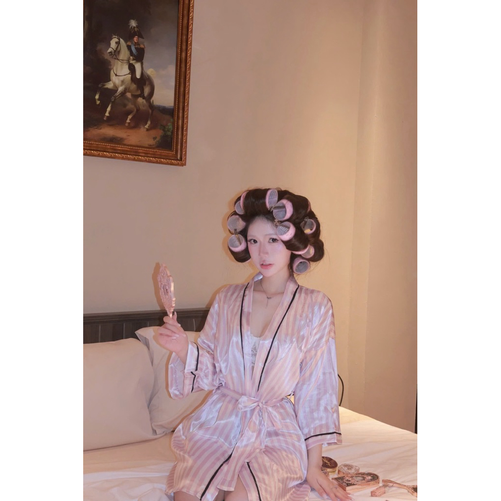 Áo choàng ngủ in tên nhà Fallen Angel