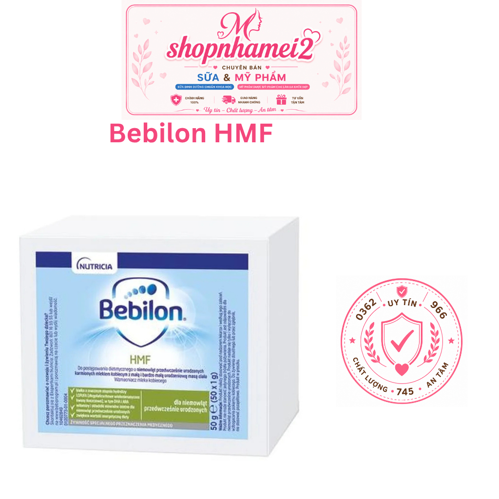 [shopnhamei] Sữa Bebilon HMF cho trẻ sinh non, sẵn ship hỏa tốc