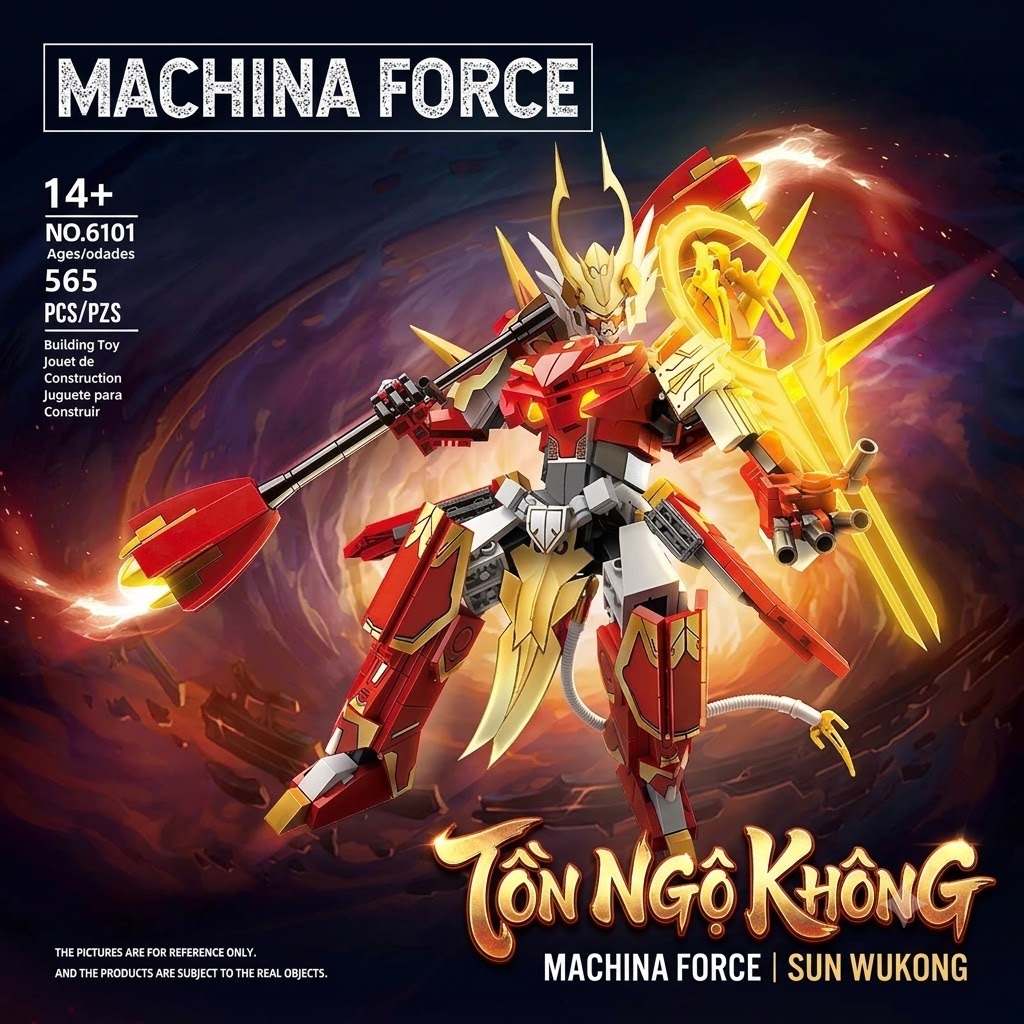 Mô hình lắp ráp Tề Thiên Đại Thánh - MACHINA FORCE, Tôn Ngộ Không - Vương Giả Vinh Diệu siêu hot