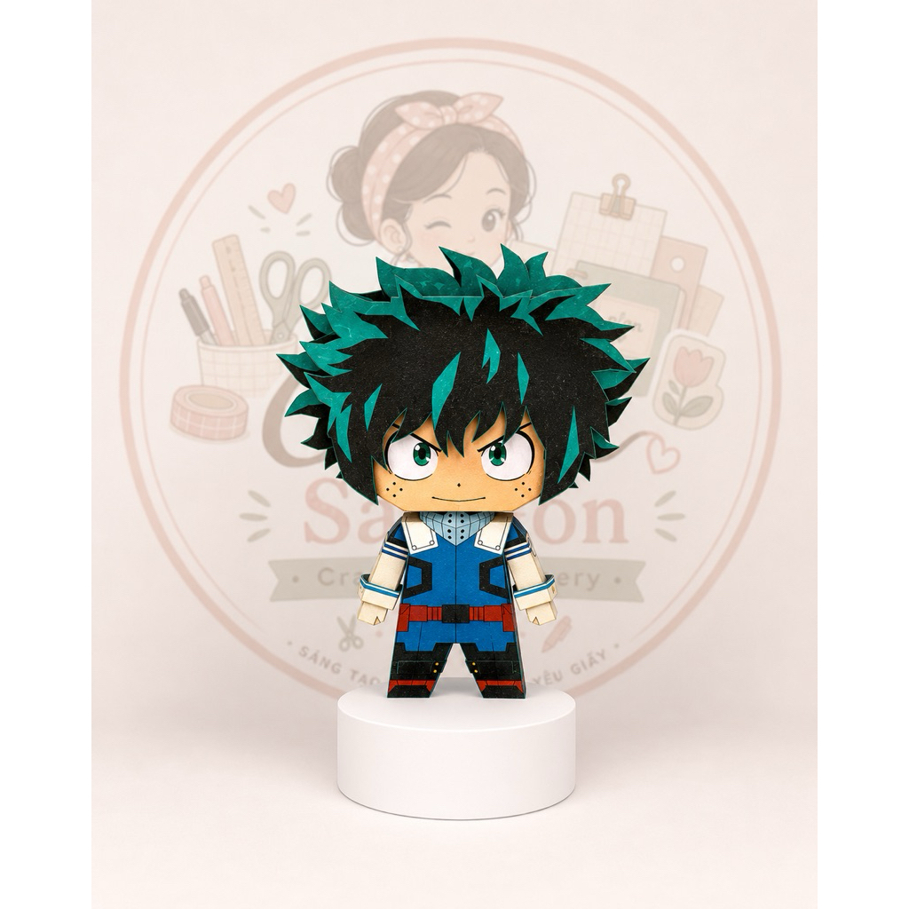 Mô Hình Giấy Anime - Deku