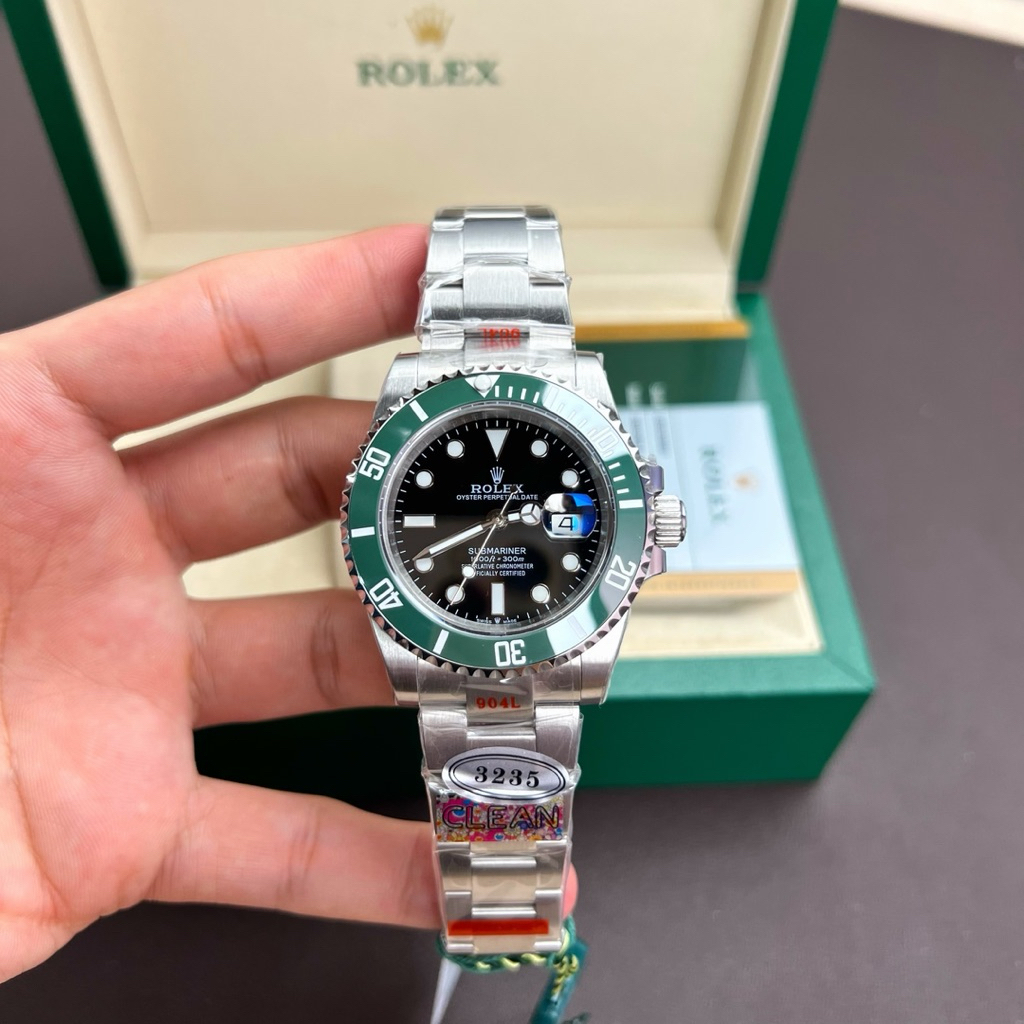 Đồng Hồ Nam Kích Thước 41mm - Rolex thuỵ Submariner size 41mm máy 3235 shanghai - Phiên Bản Đẹp Nhất