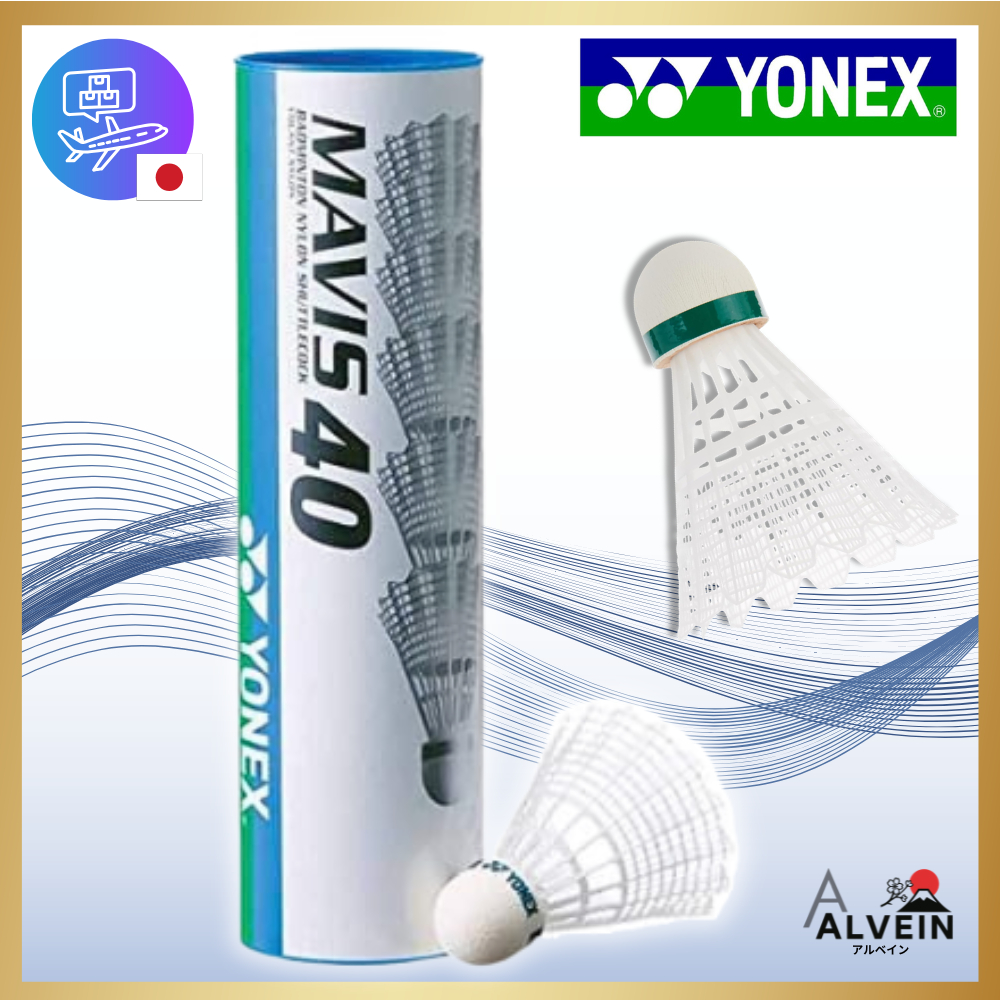 【Direct From Japan】 YONEX MAVIS 40 Cầu Lông Nylon 6 Quả Nhật
