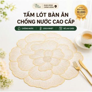 [Xưởng Sỉ] Tấm Lót Bàn Ăn Hình Hoa Đa Dạng Mẫu Mã Trang Trí Nhà Hàng Phòng Bếp Bàn Ăn Nhà Hàng Decor