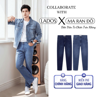 Quần Jean Siêu Nhẹ Nam LADOS-34184 Vải Mềm, Thoáng Mát, Dễ Phối, Phong Cách Trẻ Trung Hàn Quốc