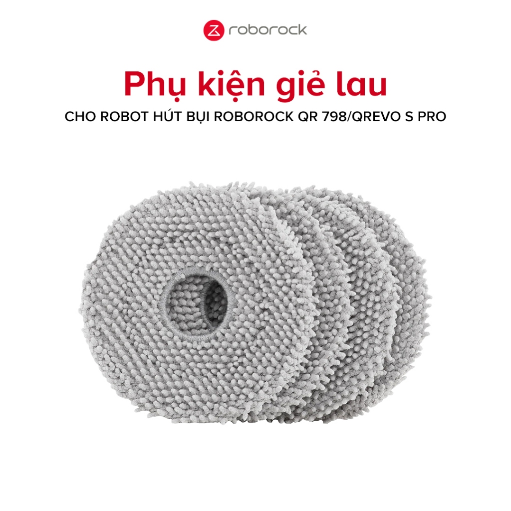Phụ kiện giẻ lau cho Robot hút bụi Roborock QR 798/ Qrevo S Pro