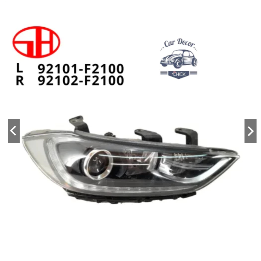 Đèn Pha Hyundai Elantra 2016-2018 Chính Hãng Thay Thế – Đèn Trước Xe Elantra Đời 2016 2017 2018 Form