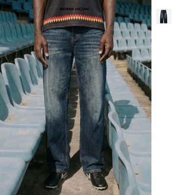 [New6] Quần Jean Relaxed Blue Deep Arden Athletic, Chất Liệu Jean Cotton Năng Động Cá Tính, QJ0155, SOME HOW STORE