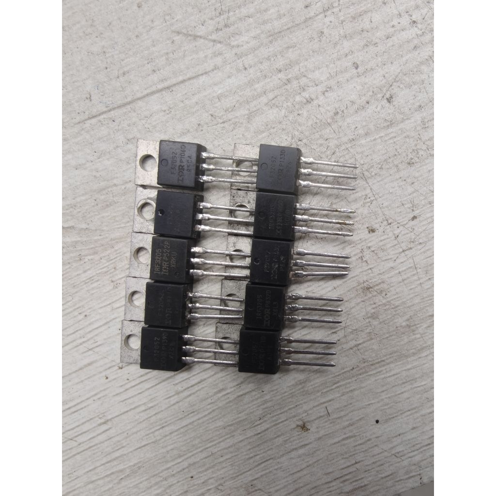 Set 10 MOSFET IRF3205, MOSFET KÊNH-N 110A/55V TO-220 (tháo máy) Chân Dài Full Chân