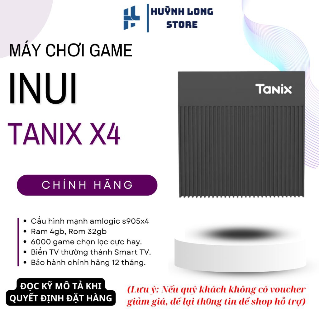 Máy Chơi Game 2 Trong 1 Tanix X4 - Custom Hệ Điều Hành By inui - 6000 Game Hay Chọn Lọc