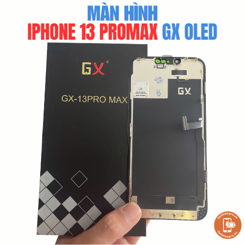 Màn hình thay thế cho ip 13 PROMAX oled hãng GX - Bảo hành 6 tháng