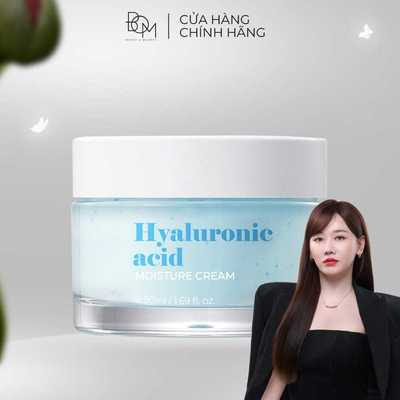 Kem Dưỡng Cấp Ẩm B.O.M Hyaluronic Acid Moisture Cream 50ml