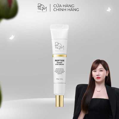 Kem Dưỡng Mắt Cấp Ẩm, Làm Mờ Nếp Nhăn B.O.M Peptide Power Eye Cream - 30G