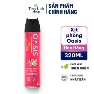 Xịt Phòng Oasis Natural 320ml chiết xuất thiên nhiên