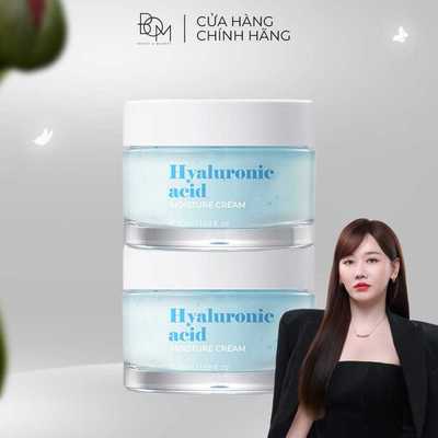 Combo 2 Kem Dưỡng Cấp Ẩm B.O.M Hyaluronic Acid Moisture Cream 50ml