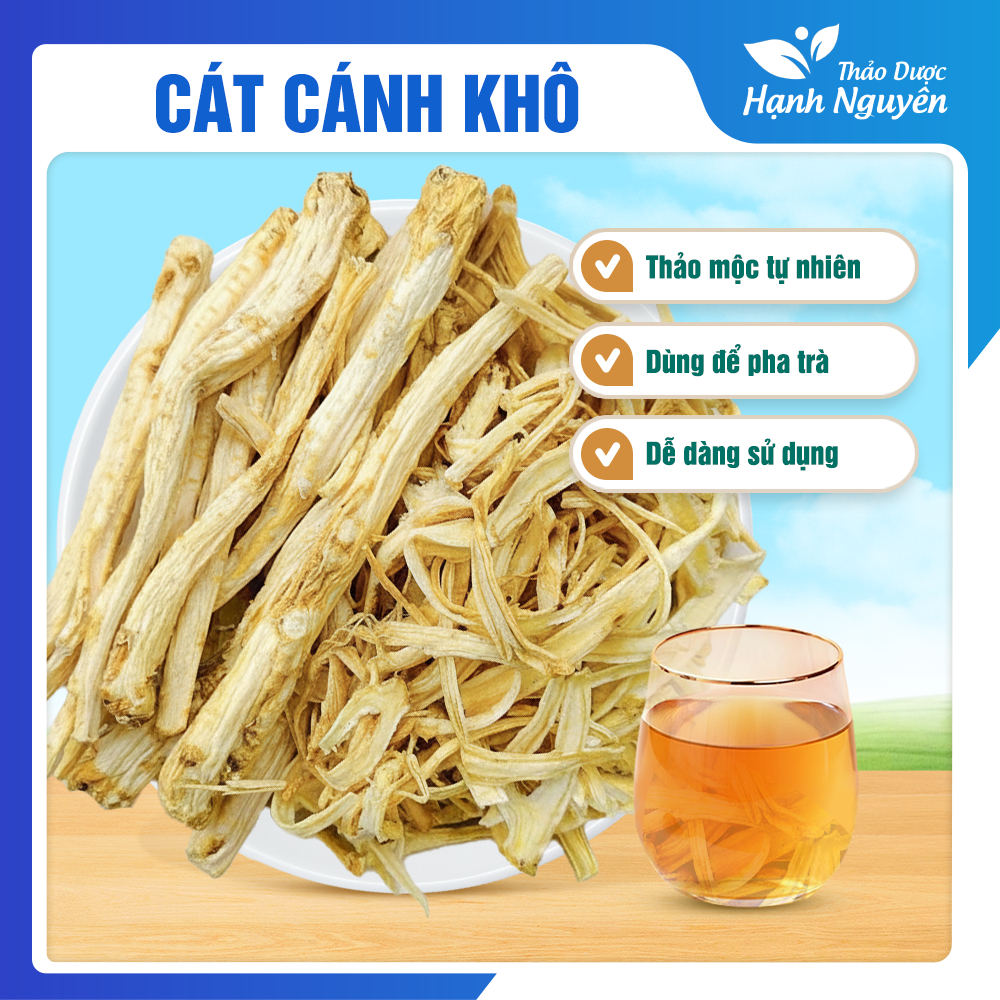 Cát cánh khô 100g, nguyên củ, thơm, sạch, hỗ trợ giảm ho, đau họng, tiêu đờm - Thảo Dược Hạnh Nguyên