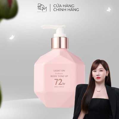 Sữa Dưỡng Thể Nâng Tông Body B.O.M Light On In Shower Body Tone Up 290ml Dưỡng Body Dưỡng Da