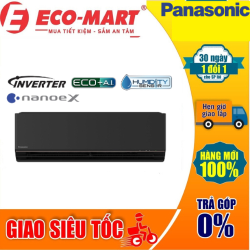 AU12BKH Điều hòa Panasonic 1 chiều 12000BTU Inverter CS/CU-AU12BKH-8 mặt lạnh màu đen