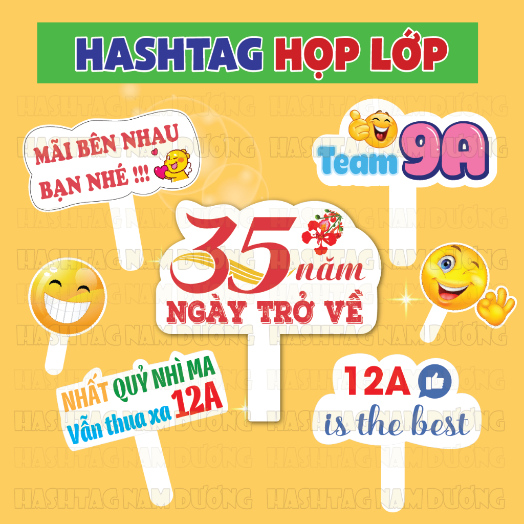 Hashtag Họp Lớp, Hashtag Cầm Tay Chụp Ảnh Kỷ Yếu, Tốt Nghiệp, Bảng Cầm Tay Chụp Ảnh Họp Lớp