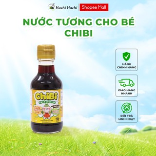 Nước tương ăn dặm giảm muối Nhật Bản 150ml ChiBi Yamagen cho bé từ 9 tháng tuổi