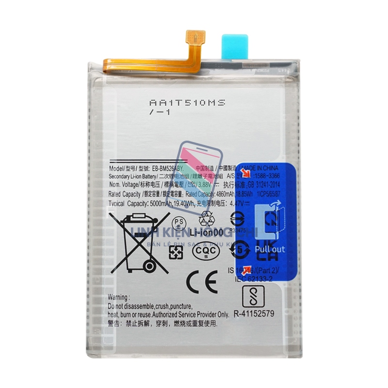 Pin điện thoại Samsung Galaxy A23 5G A236 SM-A236E 5000mAh Zin