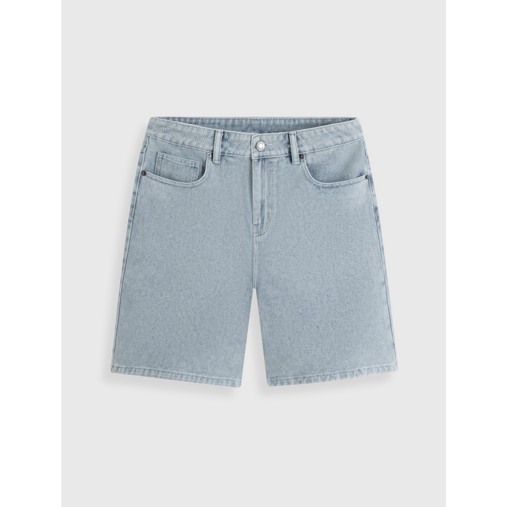 Quần short jeans nữ dáng bermuda CANIFA 6BS26S006
