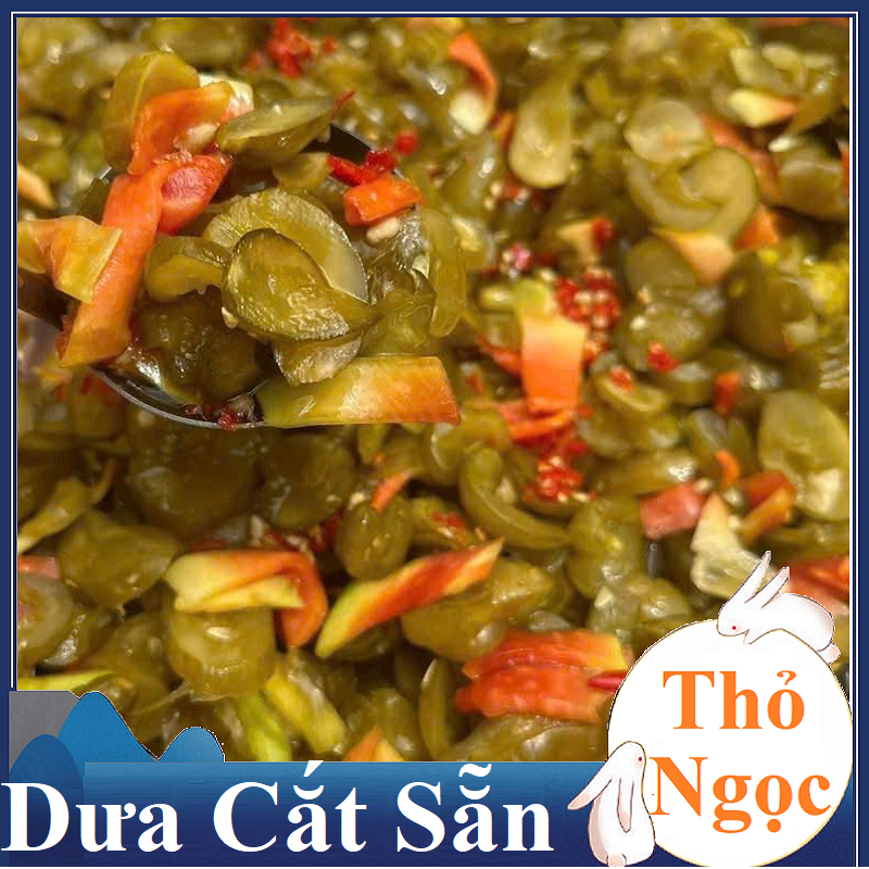 1KG DƯA GANG MUỐI TỎI ỚT CẮT MIẾNG MỎNG  ăn với cơm hay cháo trắng cũng đều rất ngon- SONG NGỌC FOOD