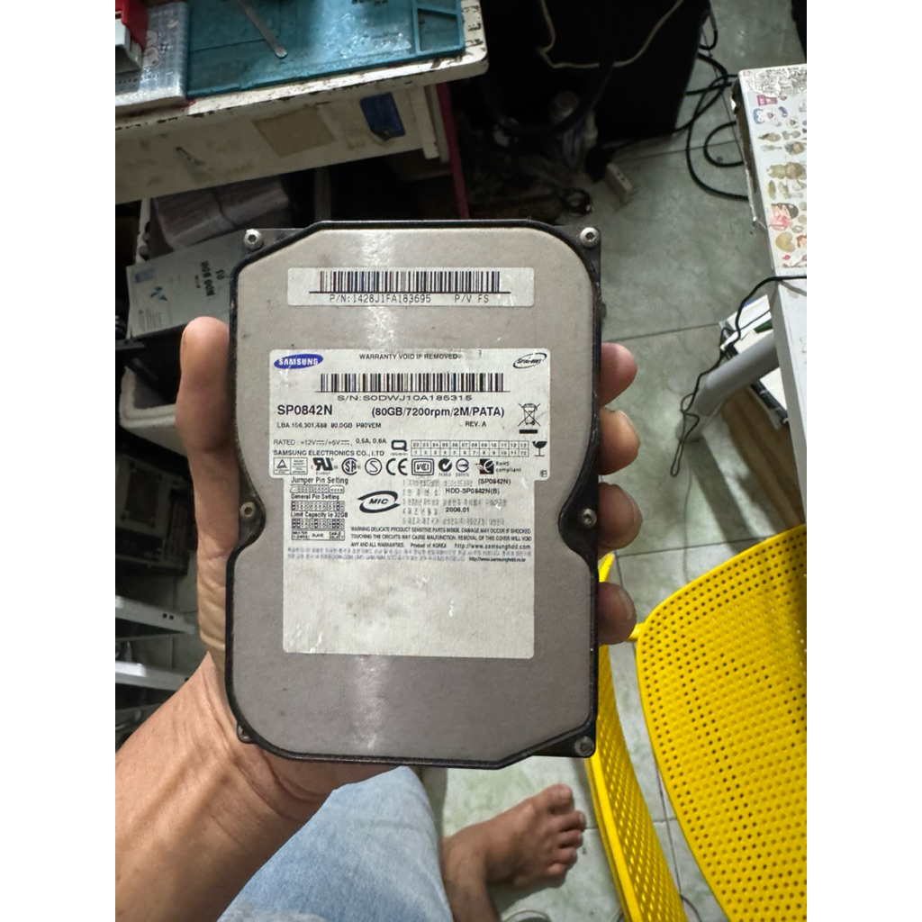 Ổ cứng HDD Samsung 80GB ATA/PATA 7200rpm - Cho Máy Photocopy, CNC, Máy Công Nghiệp
