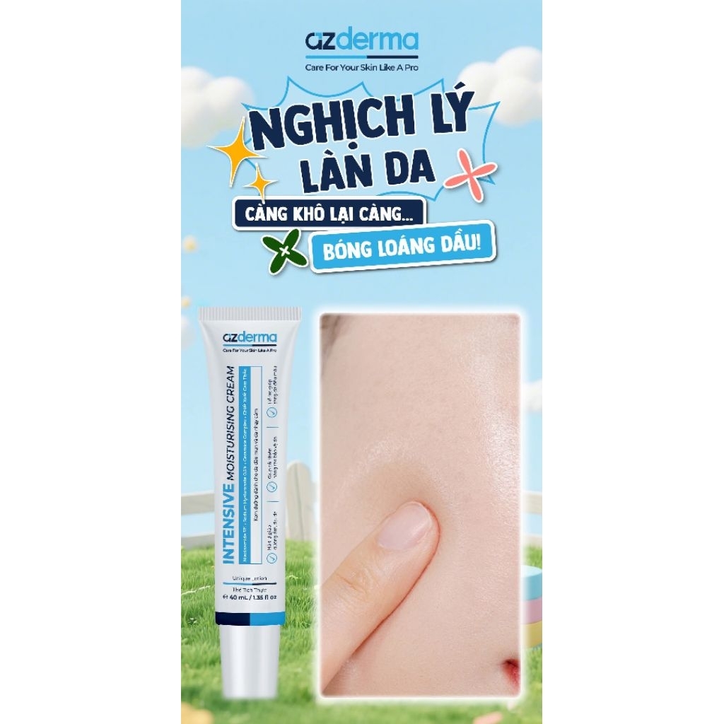 # Kem dưỡng dành cho da DẦU MỤN Azderma(15ml)