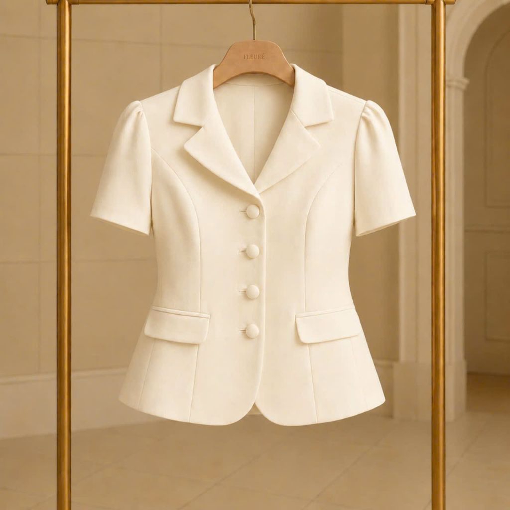ÁO KIỂU CÔNG SỞ PHỐI CỔ VEST B33