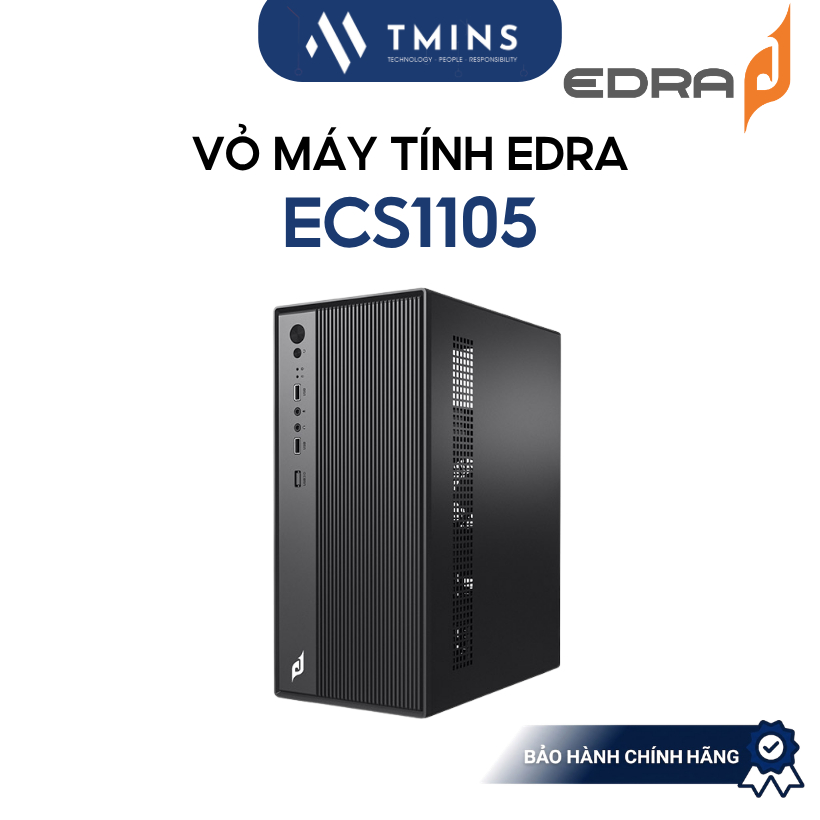 Vỏ Case máy tính văn phòng EDRA ECS1105 - Bảo hành chính hãng 12 tháng