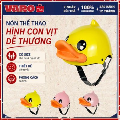 Mũ thể thao cho bé VARO mỏ vịt trẻ em 2-4 tuổi lồng ép nhiệt thoáng khí - Nón con vịt cho bé