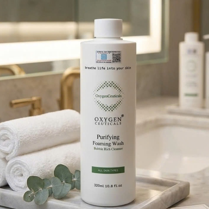 [ 320ML ]   Gel Rửa Mặt Purifying Foaming Wash Oxygen pH 5.0 dịu nhẹ dành cho da nhạy cảm