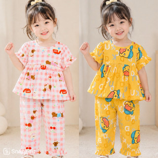 [TOLE THIẾT KẾ ] Bộ Tole Babydoll Tay Ngắn Quần Dài 11-23kg Chất Liệu Tole Lanh 2 Da Mềm Mát Loại 1. Bảo Anh Baby BA02