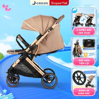 Xe đẩy 2 chiều gấp gọn cho bé đa năng Chilux K2 - Thay đổi tư thế linh hoạt, tiện lợi từ 0-3 tuổi