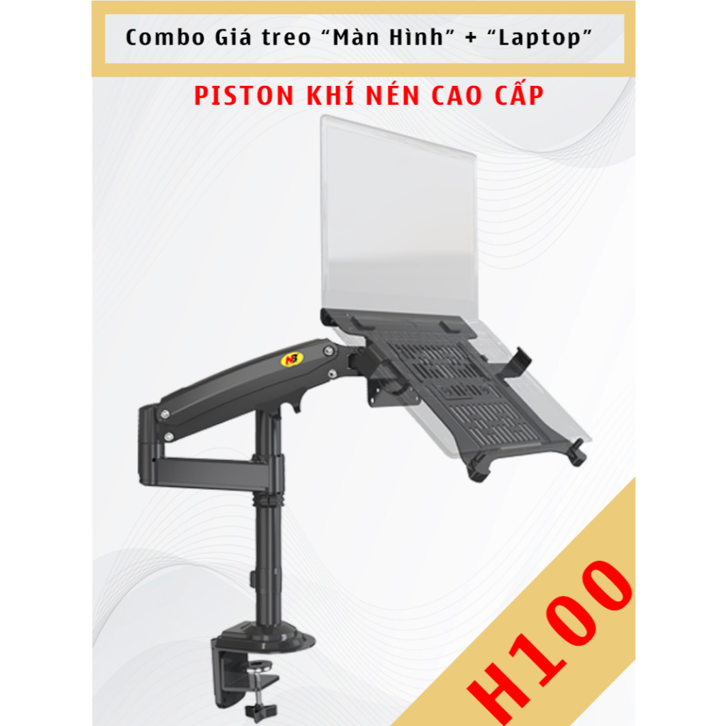 H100 + Fp2 - Combo Arm Laptop - Giá đỡ Laptop - treo Laptop di chuyển - #H100 + #Fp2 - NorthBayou