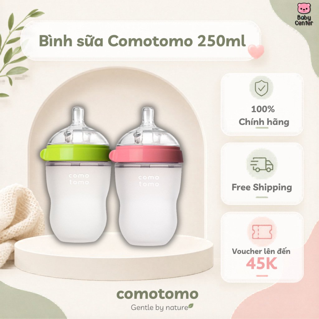 Bình sữa Silicone Comotomo 250ml