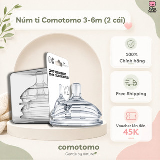 Núm ti Comotomo 3 - 6M (2 cái)