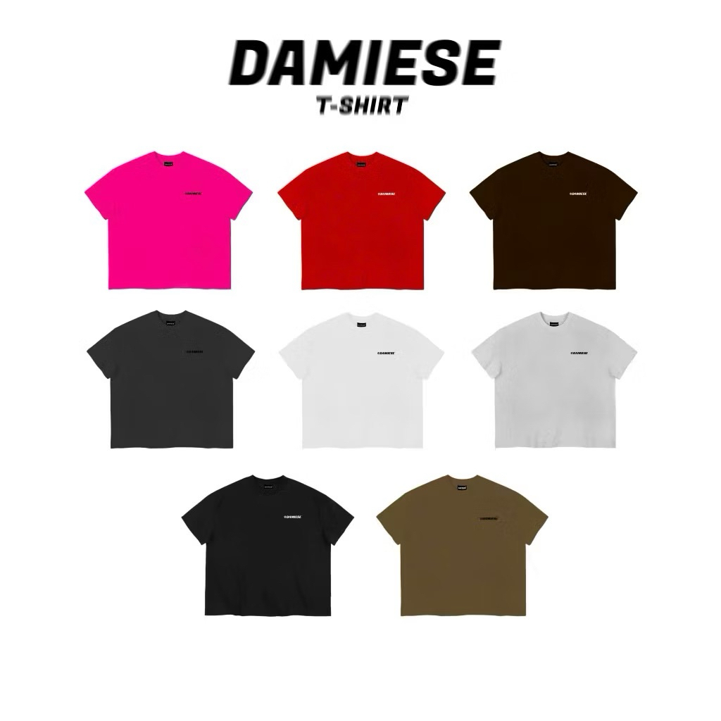 [pass] ÁO THUN TRƠN BASIC DAMIESE COTTON SIZE S