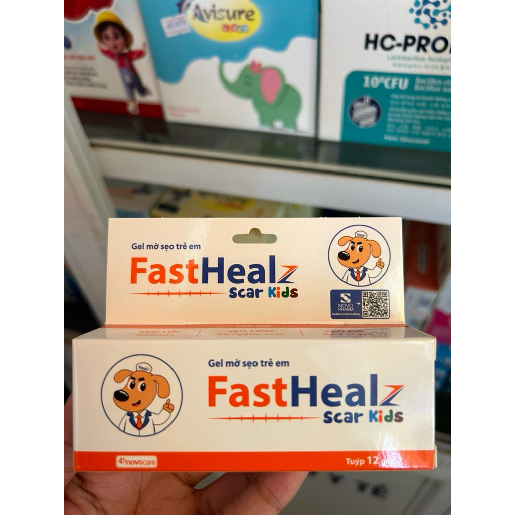 GEL mờ sẹo trẻ em FASTHEALZ scar kids, tub 12g