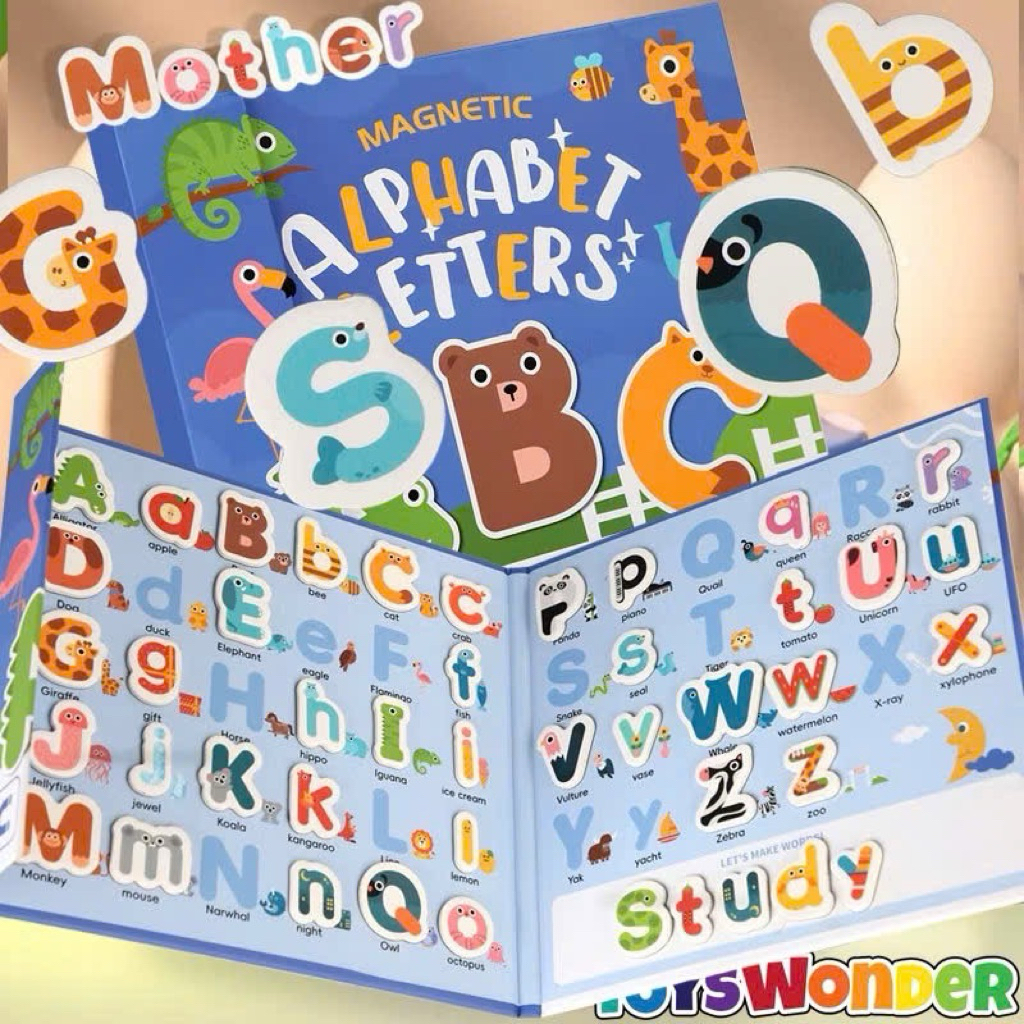 Bảng Chữ Cái Nam Châm Tiếng Anh – Magnetic Alphabet Letters – Đồ Chơi Giáo Dục Sớm
