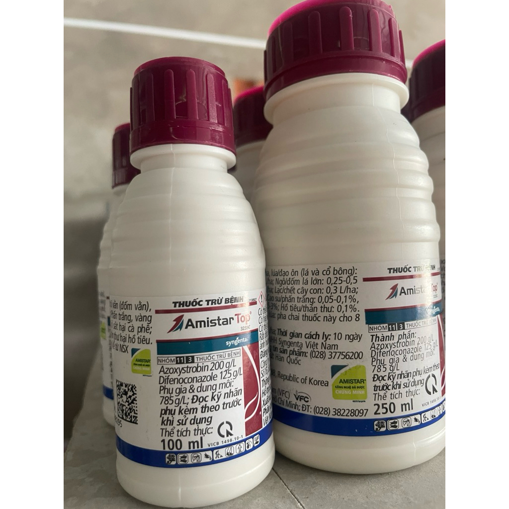 Amistar Top® 325SC Chai 100 ml - Chính hãng Syngenta Việt Nam