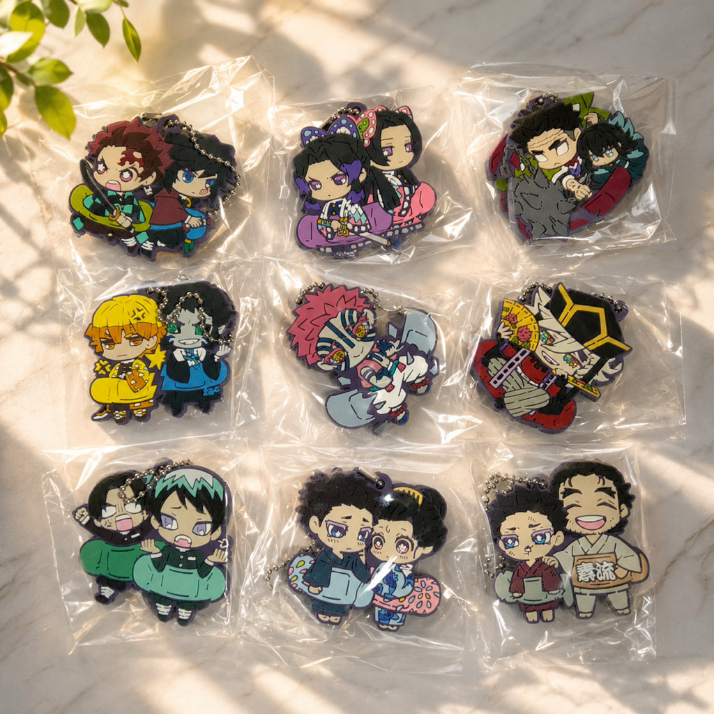 [Bandai] Móc khoá gacha Kimetsu no Yaiba - Móc khoá Ichiban Kuji - Móc khoá Bandai - Móc khoá cao su