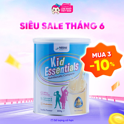 Thực phẩm dinh dưỡng y học Nestle Kid Essentials Nutritionally Complete 800g