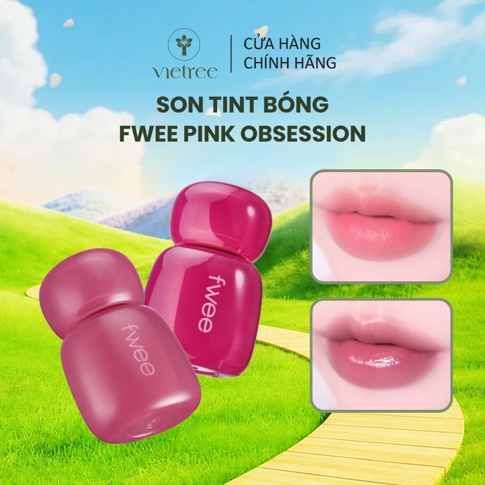 Son Tint lâu trôi Fwee Pink Obsession Stay-fit Lip Tint, son Hàn Quốc bền màu, không lem (3.6g)