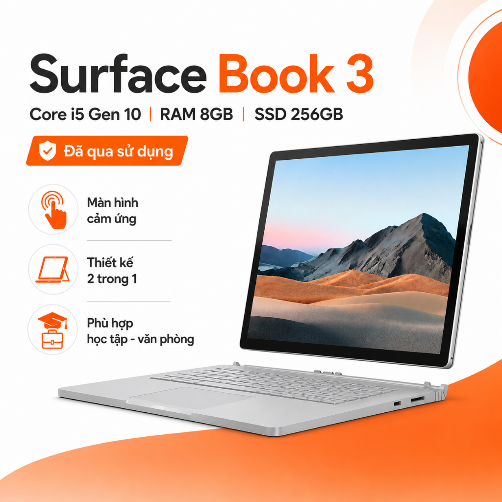 Microsoft Surface Book 3 xách tay Nhật