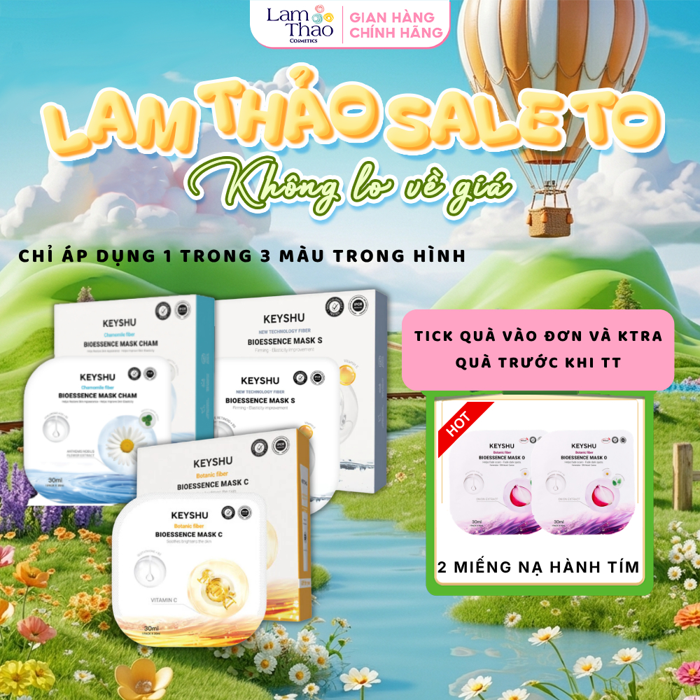 [TICK QUÀ] [DẠNG HỘP] Keyshu Mặt Nạ Keyshu Essence Mask