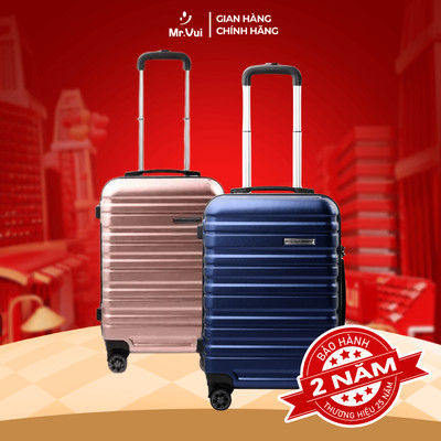 Vali nhựa xách tay Mr Vui VLC 206 24 inch, xách tay, ký gửi thời trang, nhựa cao cấp chống thấm nước