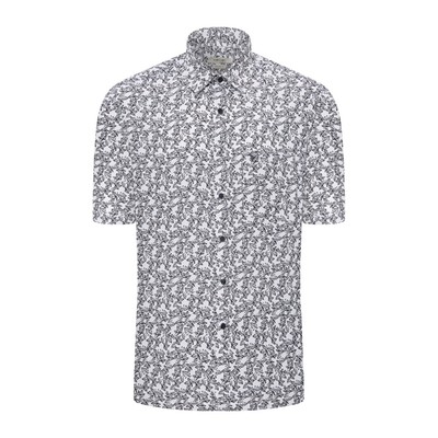 Áo sơ mi ngắn tay vạt ngang VIETTIEN SMART CASUAL vải Bamboo form REGULAR VT00000661
